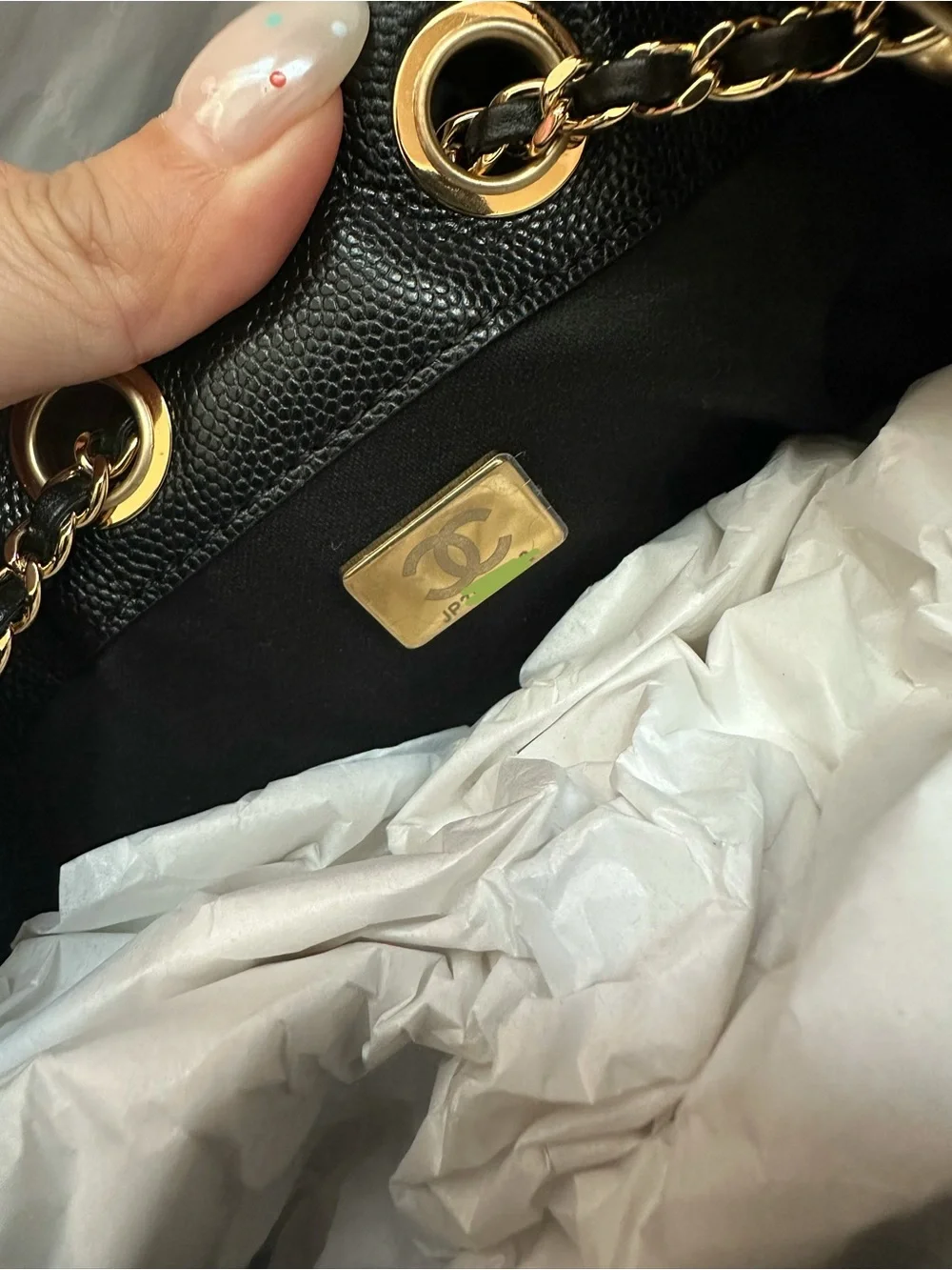 CHANEL 25 mini Black Quilted Leather Shoulder Bag with shinny Gold hardware